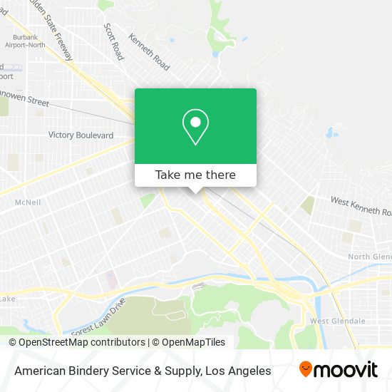 Mapa de American Bindery Service & Supply