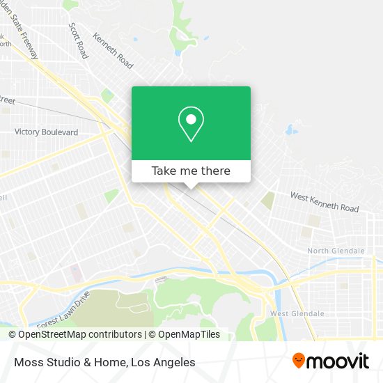 Moss Studio & Home map
