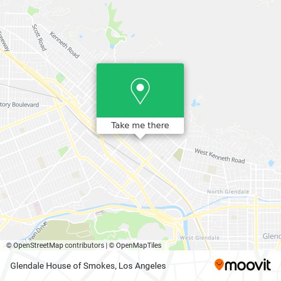 Glendale House of Smokes map