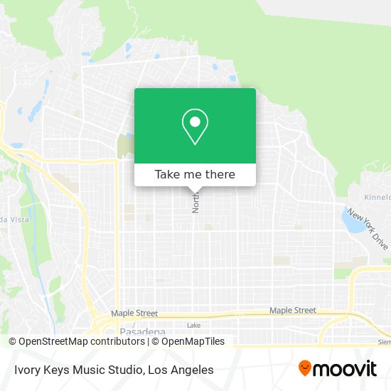 Mapa de Ivory Keys Music Studio