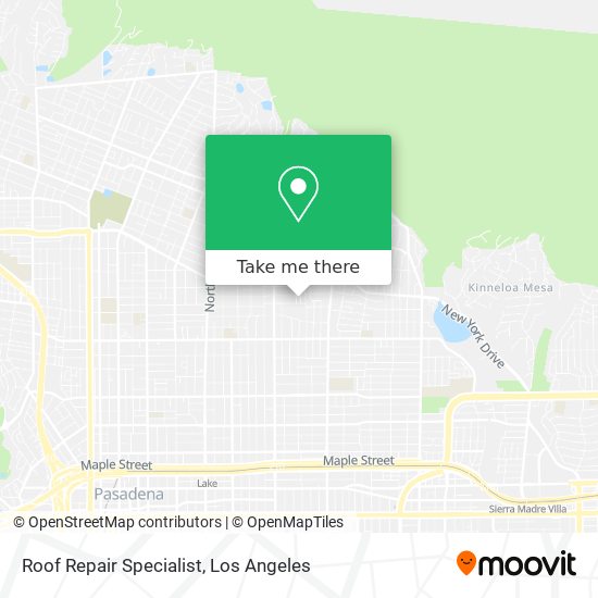 Roof Repair Specialist map