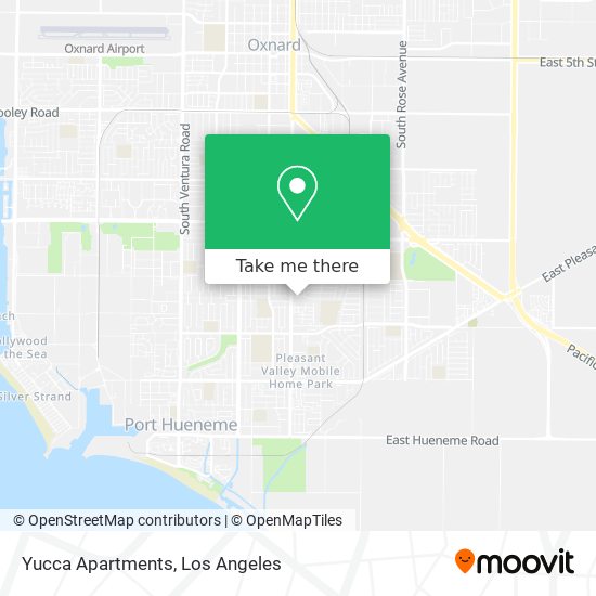 Yucca Apartments map