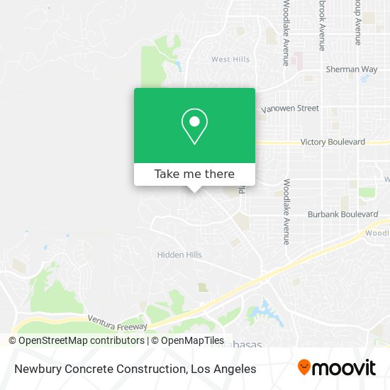 Mapa de Newbury Concrete Construction