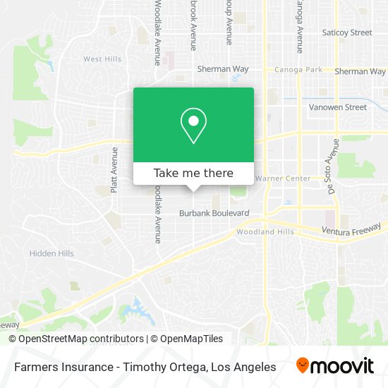 Farmers Insurance - Timothy Ortega map