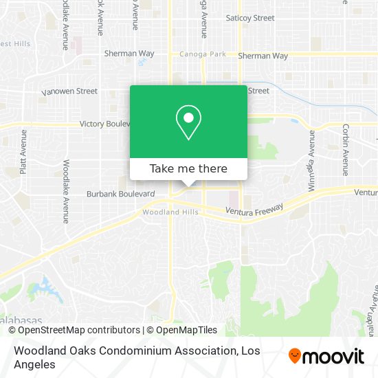 Woodland Oaks Condominium Association map