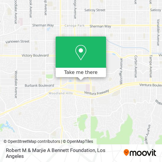 Robert M & Marjie A Bennett Foundation map