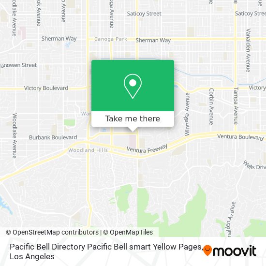 Pacific Bell Directory Pacific Bell smart Yellow Pages map