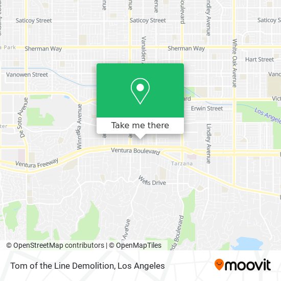 Tom of the Line Demolition map