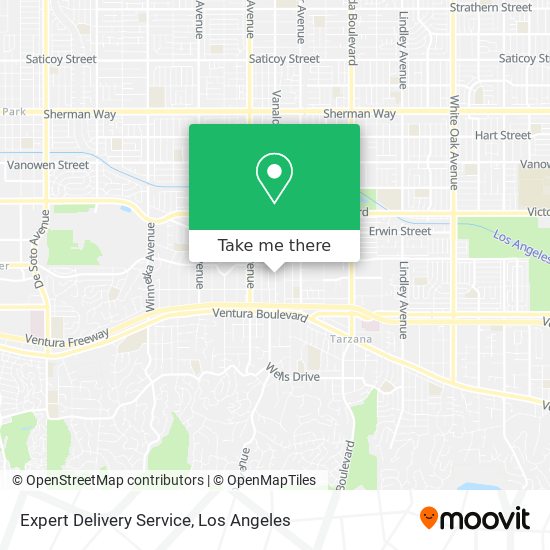 Expert Delivery Service map