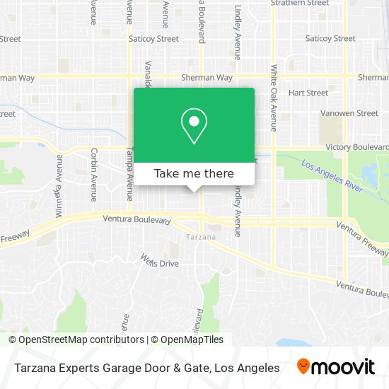 Mapa de Tarzana Experts Garage Door & Gate