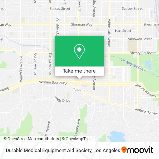 Durable Medical Equipment Aid Society map