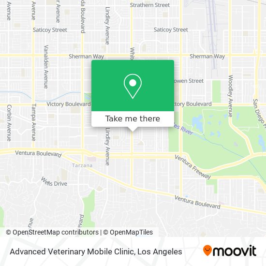 Advanced Veterinary Mobile Clinic map