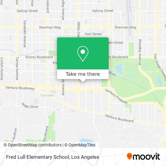 Mapa de Fred Lull Elementary School