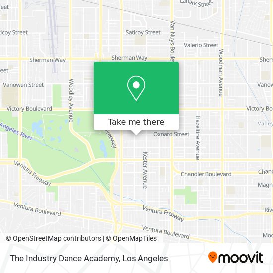 The Industry Dance Academy map
