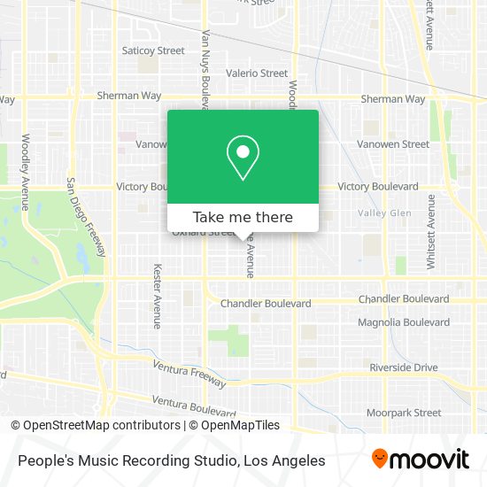 Mapa de People's Music Recording Studio