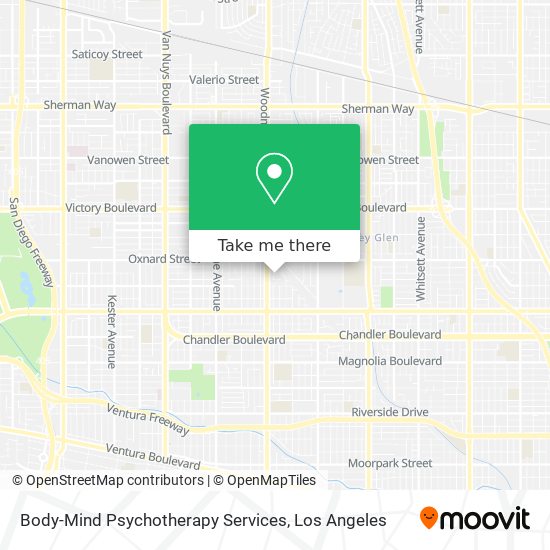 Mapa de Body-Mind Psychotherapy Services