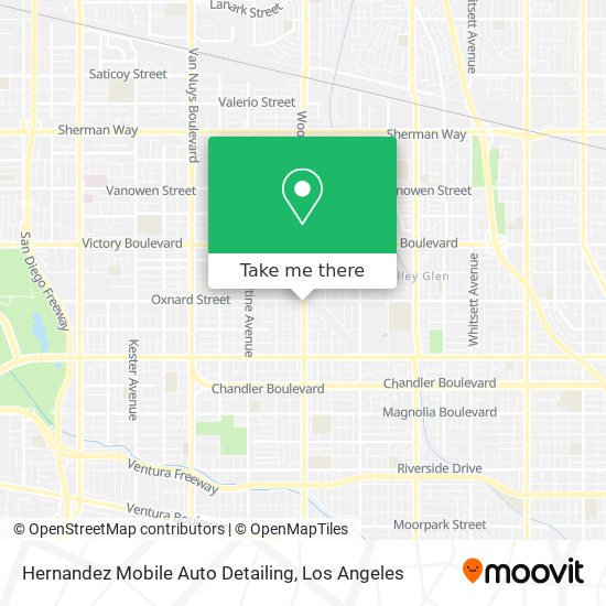 Mapa de Hernandez Mobile Auto Detailing