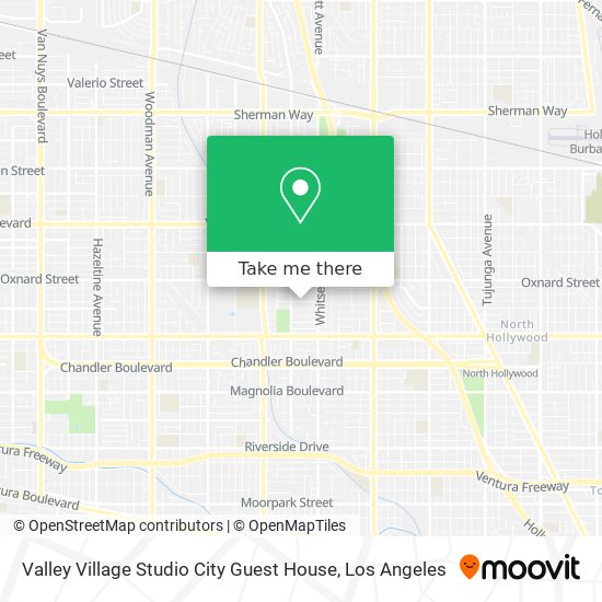 Mapa de Valley Village Studio City Guest House