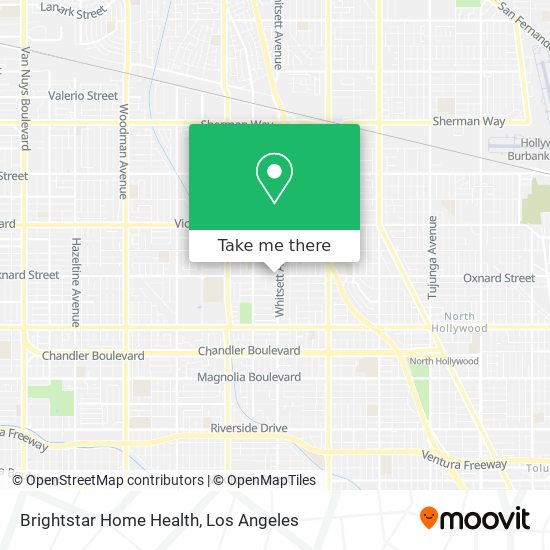 Mapa de Brightstar Home Health