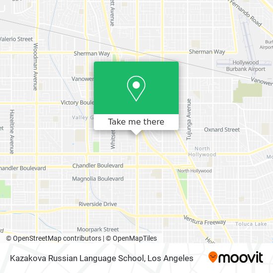 Mapa de Kazakova Russian Language School