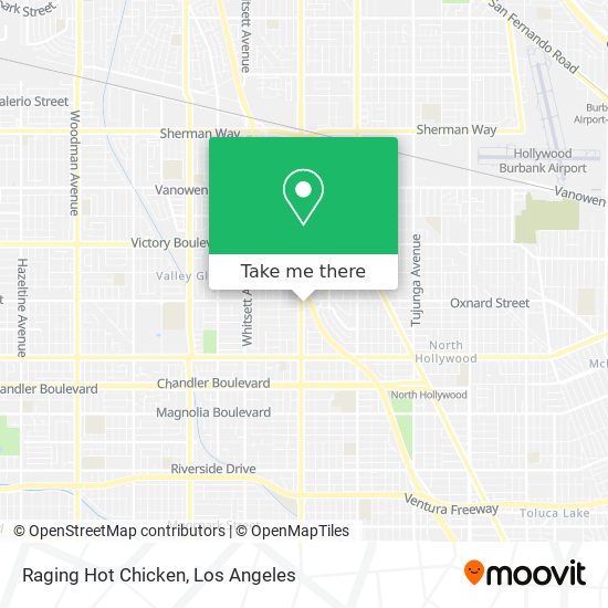 Raging Hot Chicken map