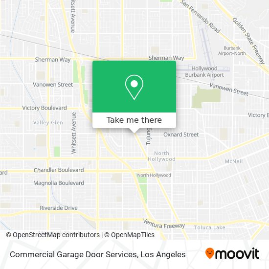 Commercial Garage Door Services map