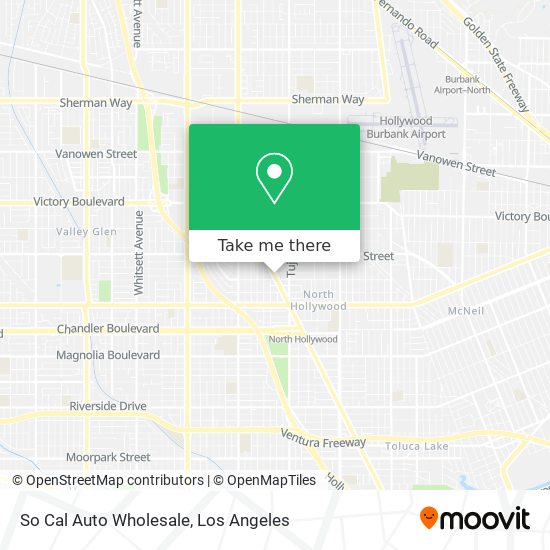 Mapa de So Cal Auto Wholesale