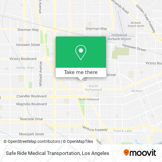 Mapa de Safe Ride Medical Transportation