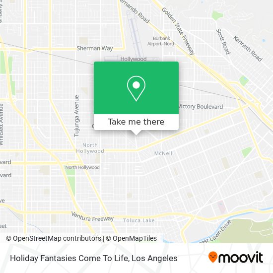 Holiday Fantasies Come To Life map