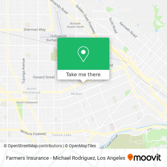 Farmers Insurance - Michael Rodriguez map