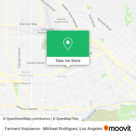 Farmers Insurance - Michael Rodriguez map
