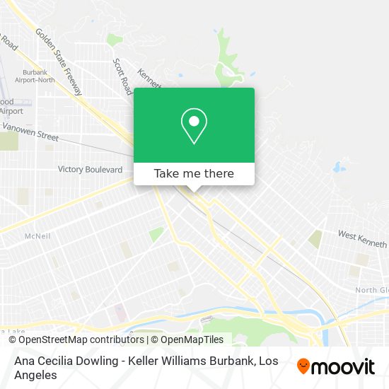 Ana Cecilia Dowling - Keller Williams Burbank map