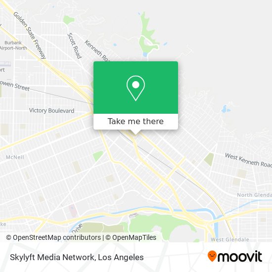 Skylyft Media Network map