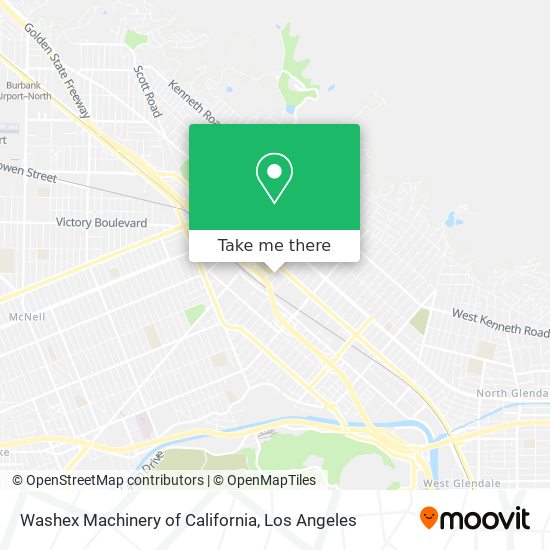 Mapa de Washex Machinery of California