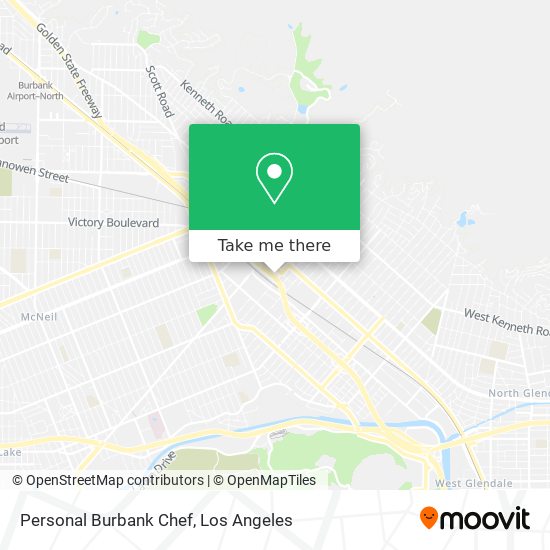 Personal Burbank Chef map