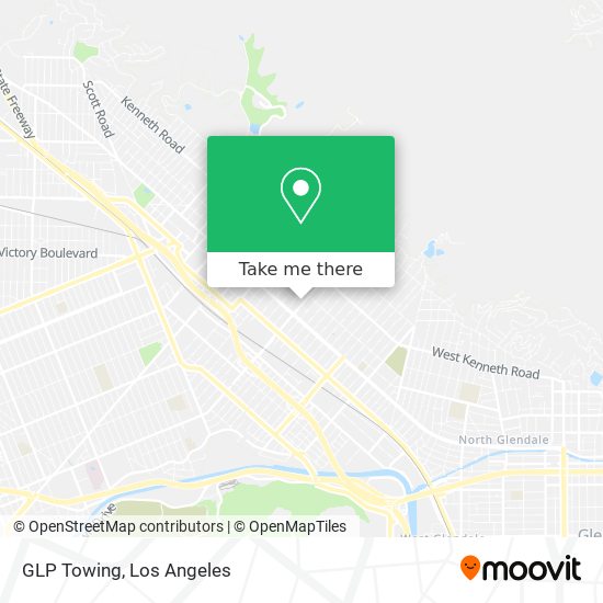 GLP Towing map