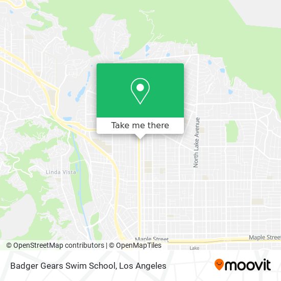 Mapa de Badger Gears Swim School