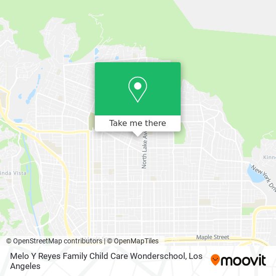 Mapa de Melo Y Reyes Family Child Care Wonderschool