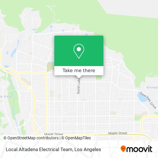 Local Altadena Electrical Team map