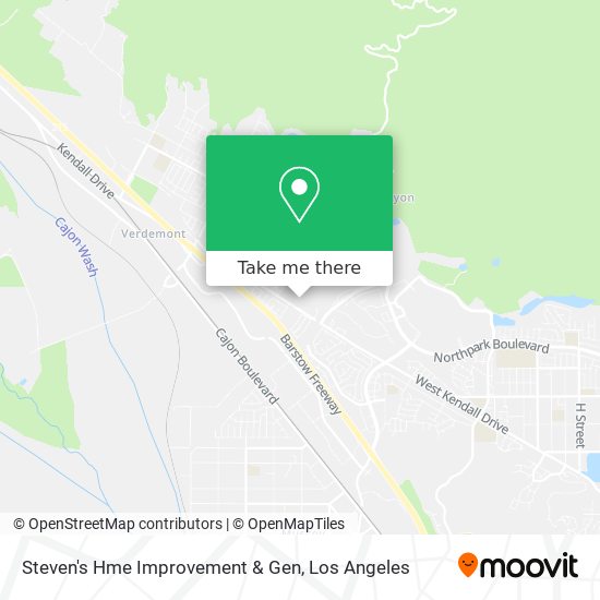 Mapa de Steven's Hme Improvement & Gen