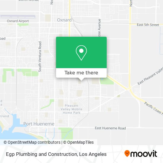 Egp Plumbing and Construction map