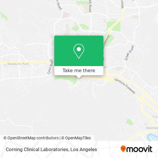 Corning Clinical Laboratories map