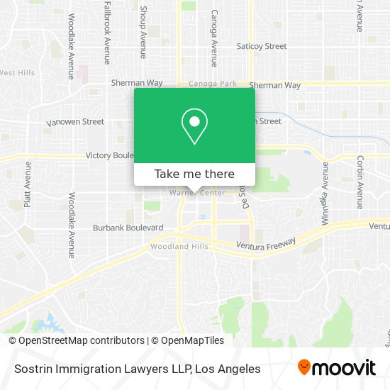 Sostrin Immigration Lawyers LLP map