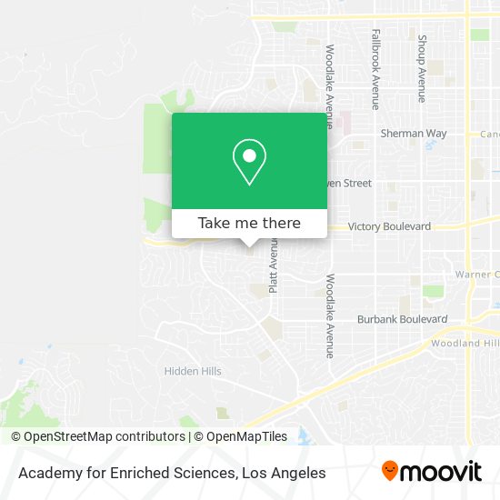 Academy for Enriched Sciences map