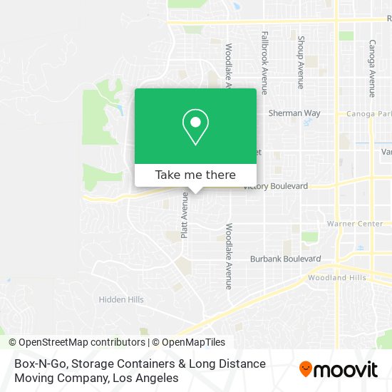 Mapa de Box-N-Go, Storage Containers & Long Distance Moving Company