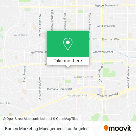 Barnes Marketing Management map