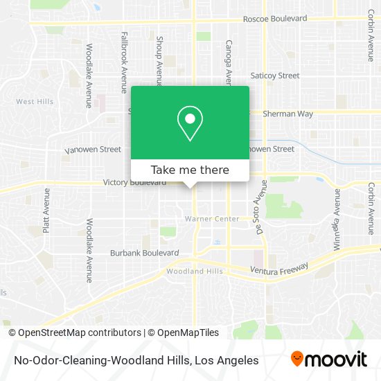 No-Odor-Cleaning-Woodland Hills map