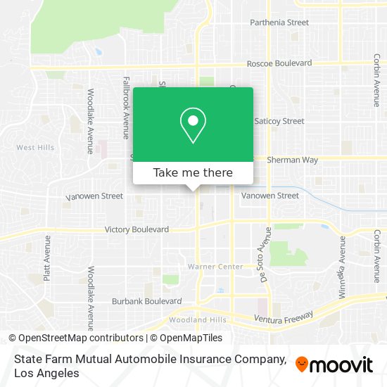 State Farm Mutual Automobile Insurance Company map