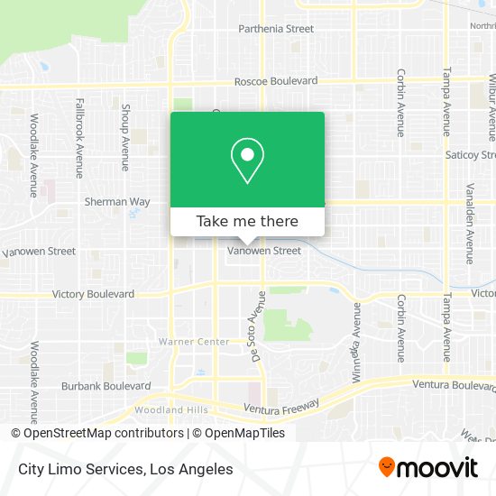 City Limo Services map