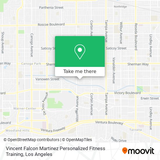 Mapa de Vincent Falcon Martinez Personalized Fitness Training